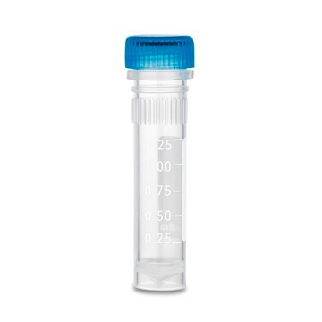 MTC&#8482; Bio ClearSeal&#8482; Graduated Screw Cap Microtubes capacity 2.0&#160;mL, sterile, cap, natural, self standing, pack of 1000&#160;ea (20 x bags 50 ea)