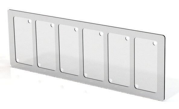 Grace Bio-Labs HybriWell&#8482; Abdichtungssystem, SecureSeal&#8482; Haftkammer chamber volume 25&#160;&#956;L, L × W × thickness 8&#160;mm × 20&#160;mm × 0.25&#160;mm, port diam. 1.5&#160;mm