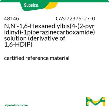 N,N&#8242;-1,6-Hexanediylbis(4-(2-pyridinyl)-1piperazinecarboxamide) solution (derivative of 1,6-HDIP) certified reference material