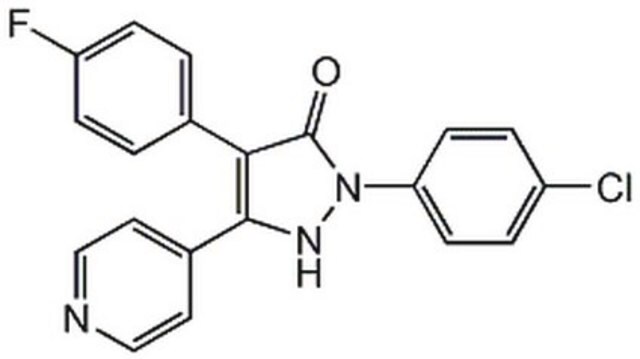 p38 MAP Kinase Inhibitor The p38 MAP Kinase Inhibitor, also referenced under CAS 219138-24-6, controls the biological activity of p38 MAP Kinase. This small molecule/inhibitor is primarily used for Phosphorylation &amp; Dephosphorylation applications.