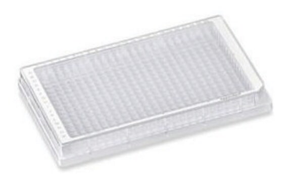 Eppendorf&#174; Microplate 384/F-PP sterile (PCR clean), flat bottom clear wells, white border, pkg of 80&#160;plates (5 bags x 16 plates)