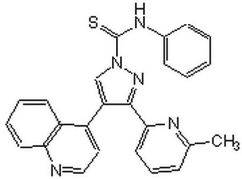 TGF-&#946; RI Kinase-Inhibitor IV, CAS-Nr. 909910-43-6, Calbiochem TGF-&#946; RI Kinase Inhibitor IV, CAS 909910-43-6, is a cell-permeable, selective inhibitor of ALK-4/5/7-mediated signaling (IC&#8325;&#8320; = 45, 12, and 7.5 nM, respectively).