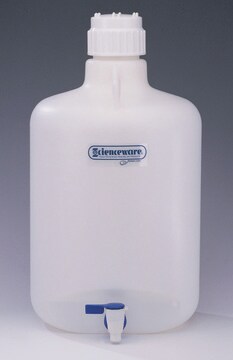 Polypropylene carboy with spigot size 20&#160;L