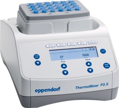 Eppendorf&#174; ThermoMixer&#174; F0.5 with thermal block for 24 reaction vessels 0.5 mL, AC/DC input 220 - 240 V, 50/60 Hz (EU)