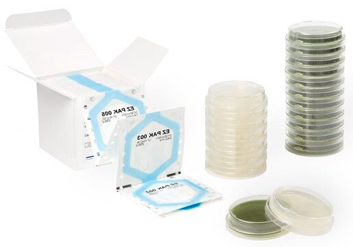 Chromocult&#174; Coliform-Agar-Kit ReadyPlate&#8482;, 55mm plates with EZPAK 0.45 white gridded membrane for the simultaneous enumeration of coliform and E. coli using the Membrane Filtration method