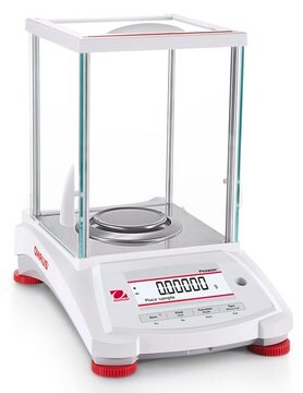 Ohaus&#174; Pioneer&#174; Semi-Micro Balance Model PX125DM, weighing capacity 52/120&#160;g, resolution: 0.01/0.1&#160;mg, AC/DC input 230 V, universal plug set