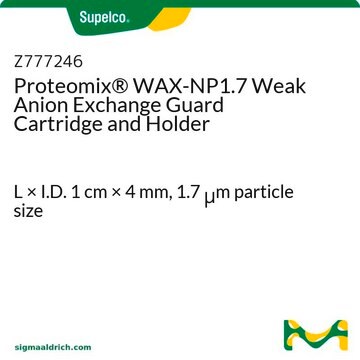 Proteomix&#174; WAX-NP1.7 Weak Anion Exchange Guard Cartridge and Holder L × I.D. 1&#160;cm × 4&#160;mm, 1.7&#160;&#956;m particle size