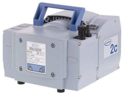 Vacuubrand Chemistry vacuum pump MD 4C NT, AC/DC input 230 V AC, UK plug