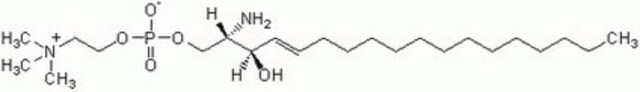 Sphingosylphosphoryl-Cholin, CAS-Nr. 1670-26-4, Calbiochem SPC is the deacylated derivative of sphingomyelin known to accumulate in neuropathic Niemann-Pick disease type A.