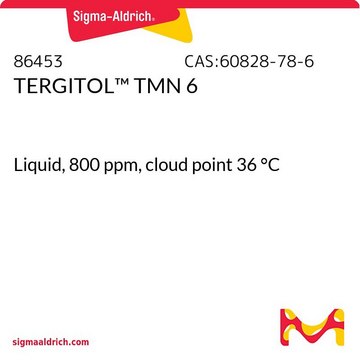 TERGITOL&#8482; TMN 6 Liquid, 800 ppm, cloud point 36 &#176;C