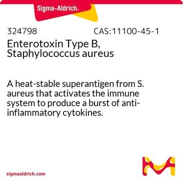 肠毒素 B型，金黄色葡萄球菌 A heat-stable superantigen from S. aureus that activates the immune system to produce a burst of anti-inflammatory cytokines.