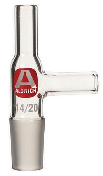 Aldrich&#174; septum-inlet adapter with side-arm joint: ST/NS 14/20