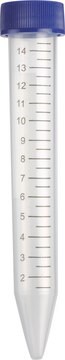 Centrifuge Tube capacity 15&#160;mL, natural, conical bottom, pack of 500&#160;ea (Racked)