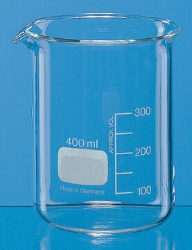 BRAND&#174; glass beaker with spout, low form volume 1000&#160;mL, with graduation