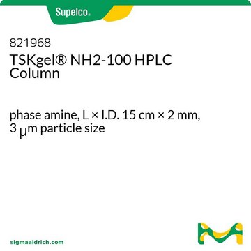 TSKgel&#174; NH2-100 HPLC Column phase amine, L × I.D. 15&#160;cm × 2&#160;mm, 3&#160;&#956;m particle size