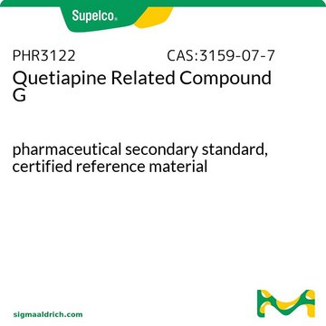 Quetiapin-verwandte Verbindung&nbsp;G pharmaceutical secondary standard, certified reference material