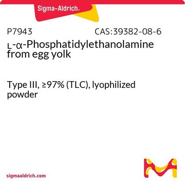 L-&#945;-磷脂酰乙醇胺 来源于鸡蛋黄 Type III, &#8805;97% (TLC), lyophilized powder