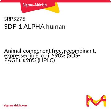 SDF-1 ALPHAヒト Animal-component free, recombinant, expressed in E. coli, &#8805;98% (SDS-PAGE), &#8805;98% (HPLC)