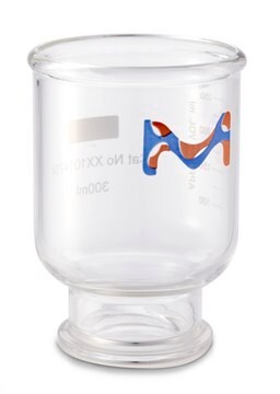 Funil de vidro Millipore para filtração a vácuo 300 mL, 47 mm, Borosilicate, Ground glass seal