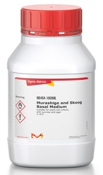 Medio basal Murashige y Skoog powder, suitable for plant cell culture, with Gamborg&#8242;s vitamins