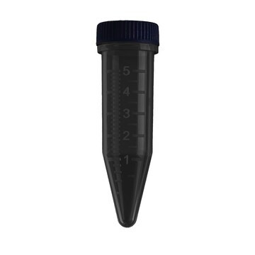 MTC&#8482; Bio Screw Cap MacroTubes&#174; capacity 5&#160;mL, black, non-sterile, pkg of 500&#160;ea (attached caps in foam racks)