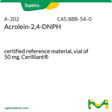 Acrolein 2,4-dinitrophenylhydrazone certified reference material, vial of 50&#160;mg, Cerilliant&#174;