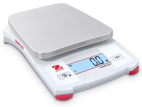 Ohaus&#174; Compass Energy Efficient Portable Balance Model CX621, weighing capacity 620&#160;g, resolution: 0.1&#160;g