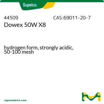 Dowex 50WX8 hydrogen form, strongly acidic, 50-100&#160;mesh