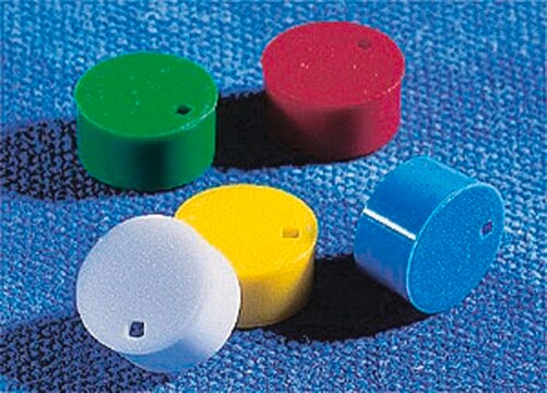 Corning&#174; cap inserts for cryogenic vials assorted colors, 100 each of white, blue, red, green, and yellow