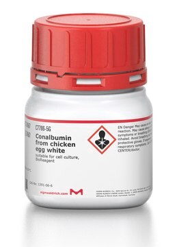 伴清蛋白 来源于鸡蛋白 BioReagent, suitable for cell culture