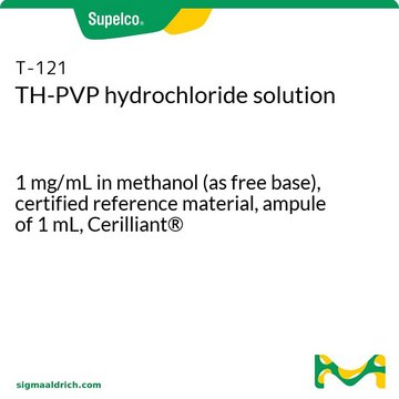 TH-PVP hydrochloride solution 1&#160;mg/mL in methanol (as free base), certified reference material, ampule of 1&#160;mL, Cerilliant&#174;