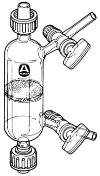 Doppelfilter mit einem Glashahn an beiden Seitenarmen capacity 60&#160;mL, male Joints: ST/NS 14/20 (2)