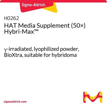 HAT培地サプリメント(50×) Hybri-Max&#8482; &#947;-irradiated, lyophilized powder, BioXtra, suitable for hybridoma