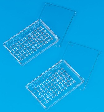 Nunc&#174; MicroWell&#174; MiniTrays 72 well MicroWell&#8482; MiniTray for serological applications, non-treated, polystyrene, non-sterile, 100/cs