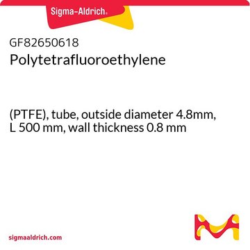 聚四氟乙烯 (PTFE), tube, outside diameter 4.8mm, L 500&#160;mm, wall thickness 0.8&#160;mm