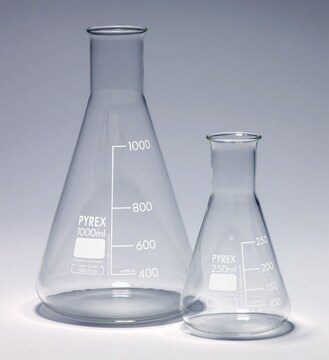 Pyrex&#174; Erlenmeyer flask, narrow neck, with printed trace code capacity 5&#160;mL