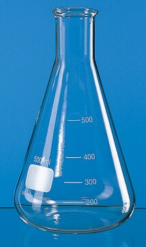 BRAND&#174; Erlenmeyer flask with beaded rim and graduation, narrow mouth volume 300&#160;mL