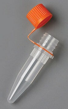 康宁公司&#174;带螺旋盖微量离心管 1.5 mL microcentrifuge tube, polypropylene, w/ attached screw cap, w/ 0-ring, sterile, natural, 500/cs