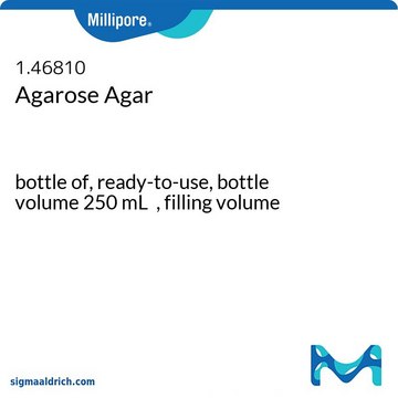 Agarose Agar bottle of, ready-to-use, bottle volume 250&#160;mL , filling volume