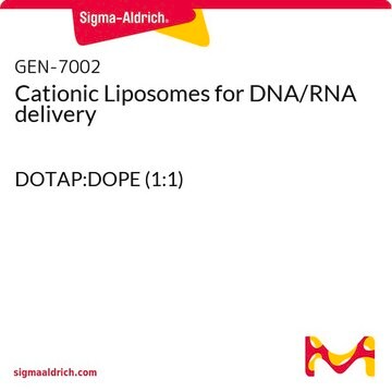 Cationic Liposomes for DNA/RNA delivery DOTAP:DOPE (1:1)