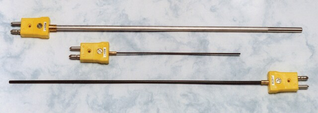 J-KEM&#174; thermocouple probe Single-element, thermocouple type, K, diam. × L 1/8&#160;in. × 6&#160;in.