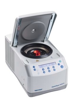 Eppendorf&#174; Centrifuge 5425 R keypad, with rotor FA-24x2, refrigerated, AC/DC input 230 V, 50—60 Hz, EuroPlug