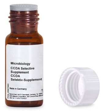 CCDA-Selektiv-Supplement for Campylobacter spp., pkg of 10&#160;vials, For the preparation of Campylobacter Blood Free Selective Agar