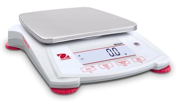 Ohaus&#174; Scout&#174; Portable Balance Model SPX6201, weighing capacity 6200&#160;g, resolution: 0.1&#160;g, AC/DC input 110 V, US 3-pin plug (North America)