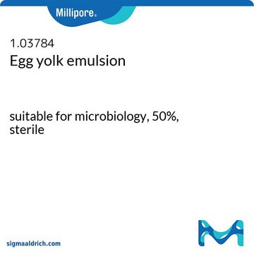 Emulsión de yema de huevo pasteurized, 50%, suitable for microbiology