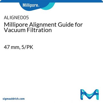 Guía de alineación de Millipore para filtración al vacío 47 mm, 5/PK