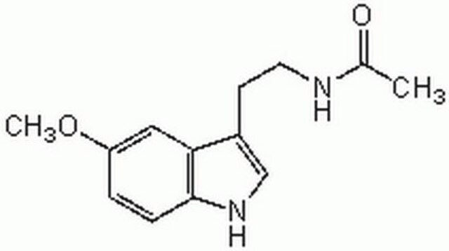 褪黑素标准液 A hormone that has been postulated as the mediator of photo-induced anti-gonadotropic activity in photoperiodic mammals.