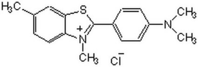 硫代磺素T A cell-permeable benzothiazole dye that exhibits enhanced fluorescence upon binding to amyloid fibrils.