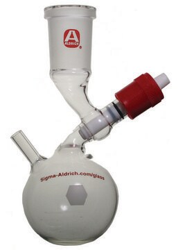 Aldrich&#174; solvent storage/dispensing flask, septum-inlet, with PTFE inlet valve joint: ST/NS 29/32, capacity 100&#160;mL