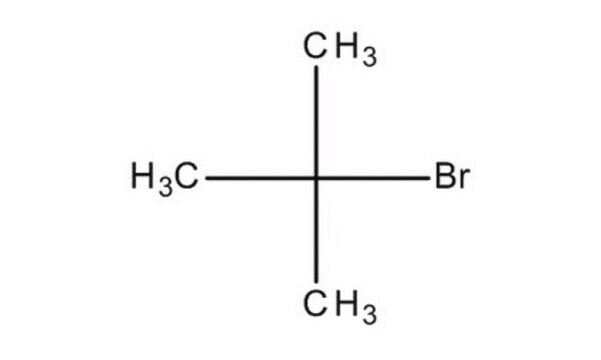 2-bromo-2-metylopropan (stabilised with potassium carbonate) for synthesis